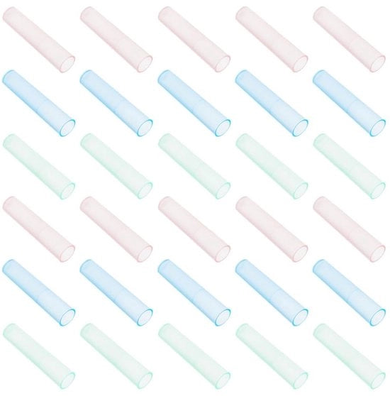 Set di 60 Caps per Pastelli in Plastica in 3 Colori