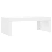 Tavolino da salotto | Tavolino da caff¨¨ | Tavolino da Soggiorno Bianco 102x50x36 cm in Legno Multistrato
