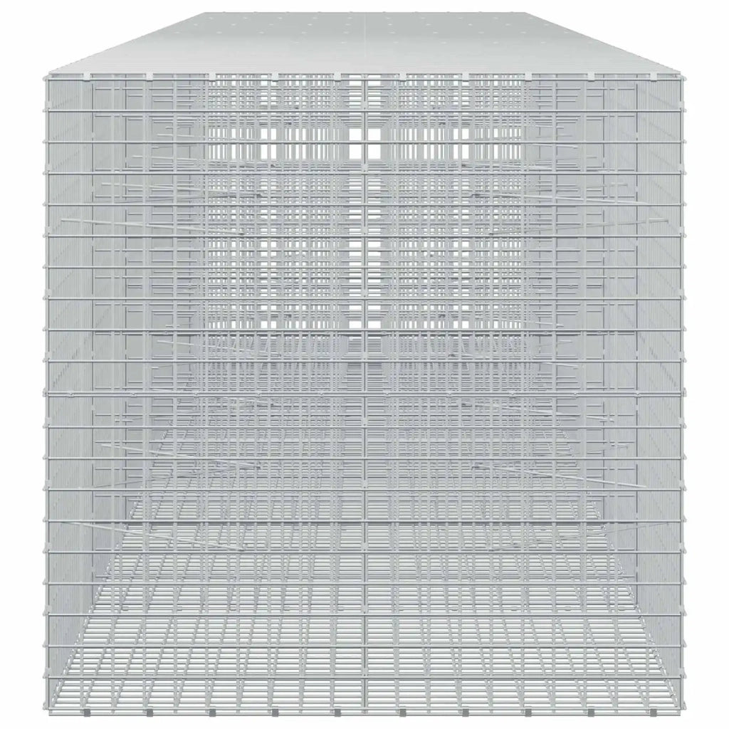 Gabione con filo da 5 mm e rete da 5x5 cm 600x100x100 cm 3464358