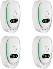 Pacco da 4 pezzi di purificatore dell'aria a ioni negativi da collegamento - Purificatore dell'aria - Generatore di ioni negativi portatile mini per uso domestico, eliminatore di odori silenzioso per animali domestici, bagno, ufficio, camera
