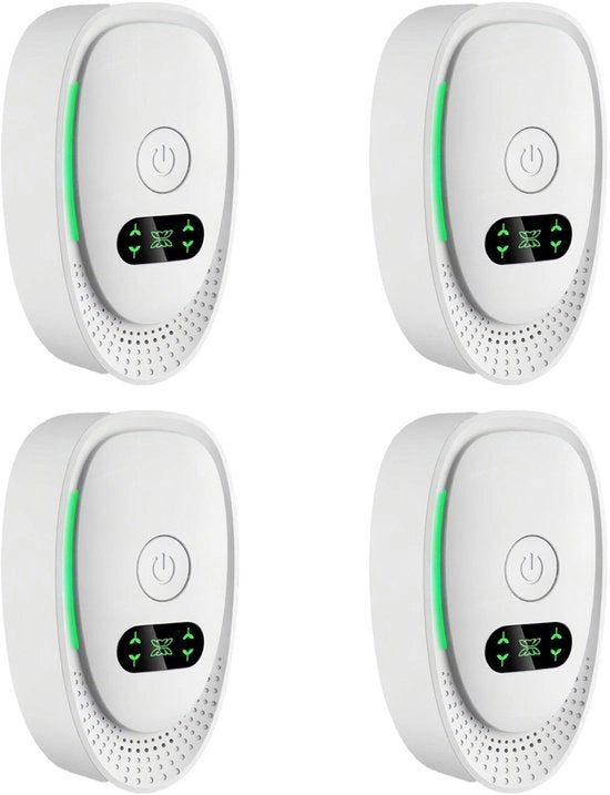 Pacco da 4 pezzi di purificatore dell'aria a ioni negativi da collegamento - Purificatore dell'aria - Generatore di ioni negativi portatile mini per uso domestico, eliminatore di odori silenzioso per animali domestici, bagno, ufficio, camera