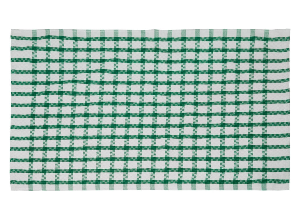 Set 6 Strofinaccio Asciugamano Cucina In Cotone Tinto Filo Modello Tiffany