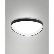 Quirk Plafoniera Led Nera D.600
