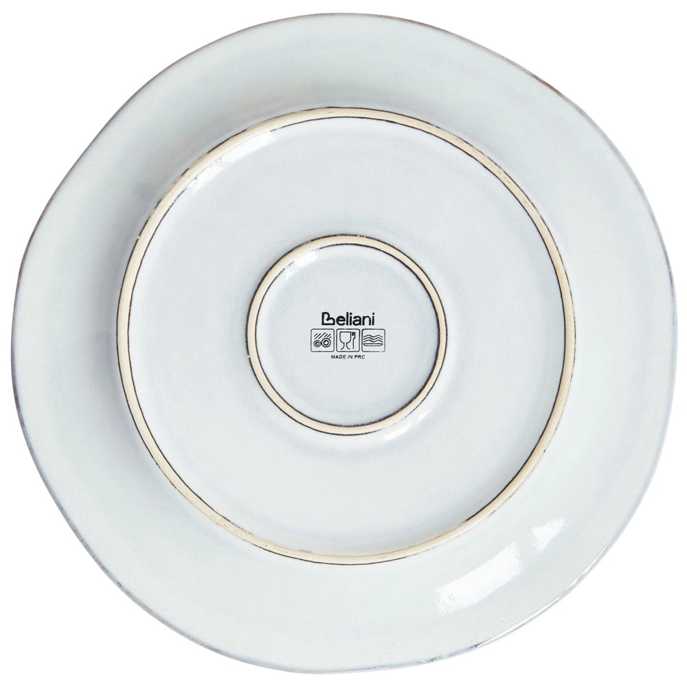 Set di 24 stoviglie in gres caolino blu chiaro fatto a mano con smalto reattivo Cucina Sala da pranzo