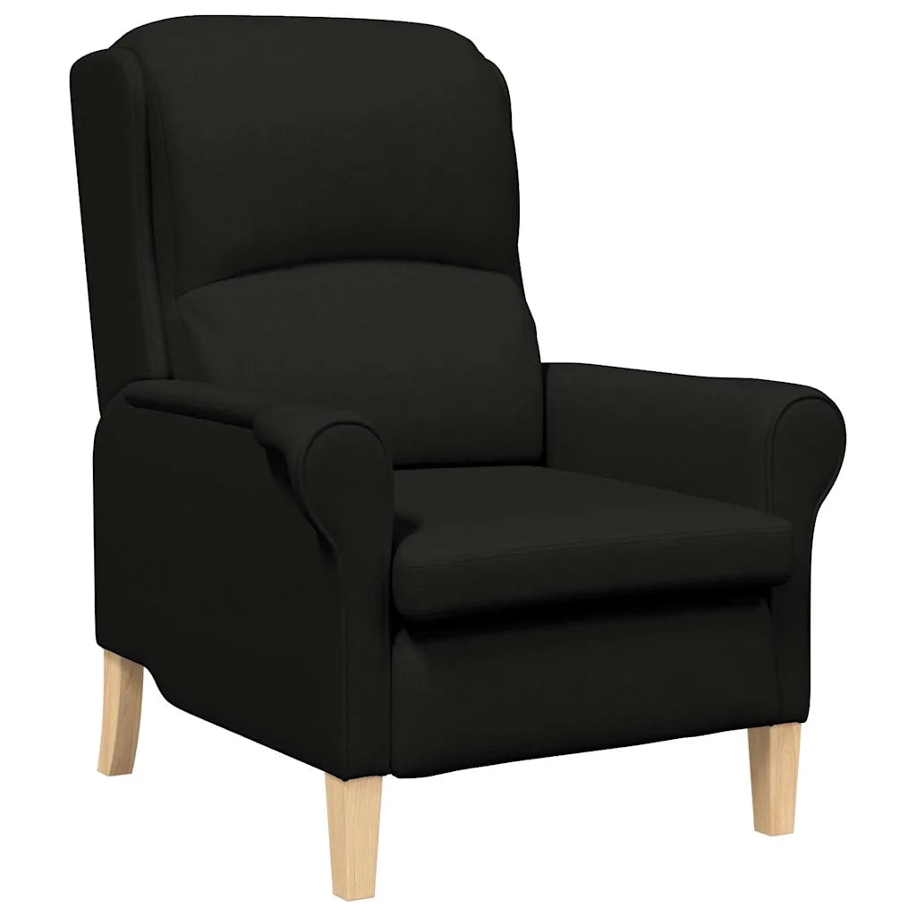 Divano Sedia-Poltrona-Poltroncina Nero Tessuto 814265