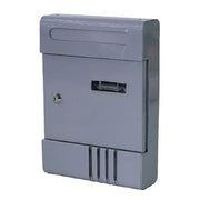 Trade Shop - Cassetta Postale In Metallo Porta Lettere Chiave Buca Posta H2803 Grigia 56850 -