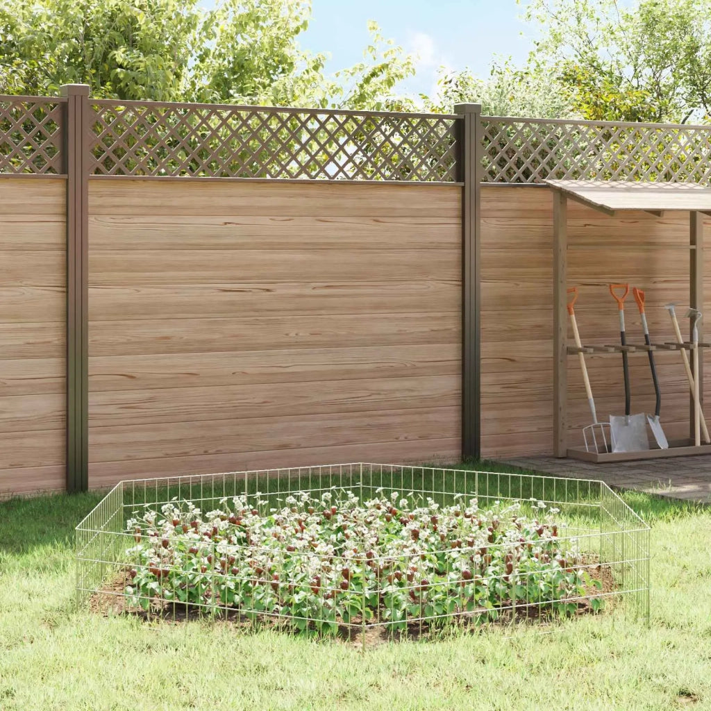 Recinzione da Giardino con Picchetti 24 pcs 55 x 30 cm Mesh 42042956