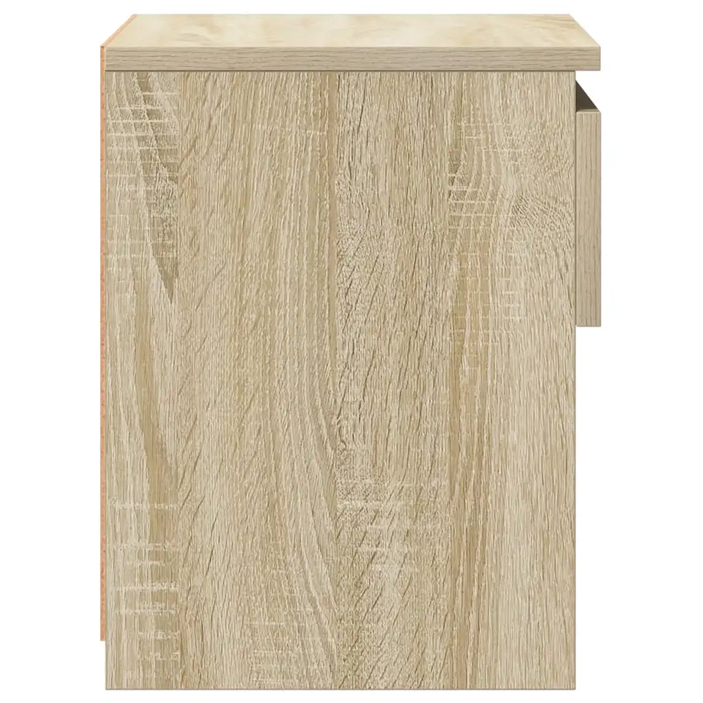 Comodino | Armadio da Notte | Mobiletto da notte Rovere Sonoma 40x30x39 cm in Legno Multistrato