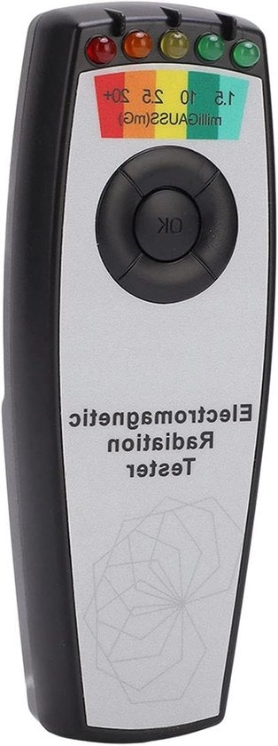 Metro EMF portatile con illuminazione a LED e 5 indicatori di rilevamento per caccia al paranormale