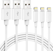 Cavo di Ricarica per iPhone - 3 pezzi 2M Cavo per iPhone [Certificato MFi] Cavo di Ricarica per iPhone 13 12 SE 2020 X XS XR 11 10 8 8 Plus 7 7 Plus 6 6s Plus 5s 5 SE iPad