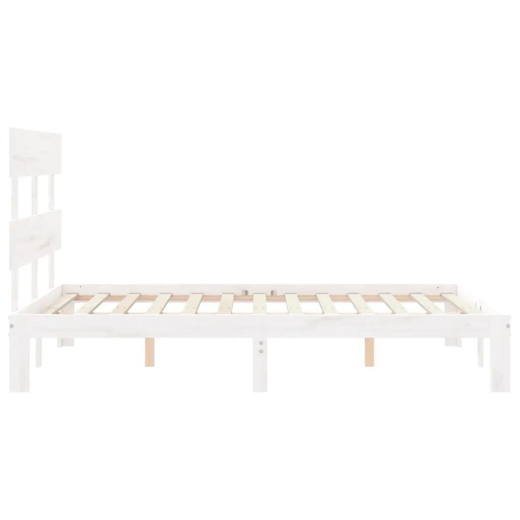 Giroletto con Testiera Bianco Small Double Legno Massello 3193502