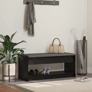 Panca per ingresso Rovere Nero 103 x 38 x 45 cm 891585