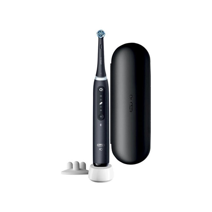 Oral-B iO 5 Spazzolino Elettrico Rotante Nero 5 Modalita' Sbiancante Ricaricabile