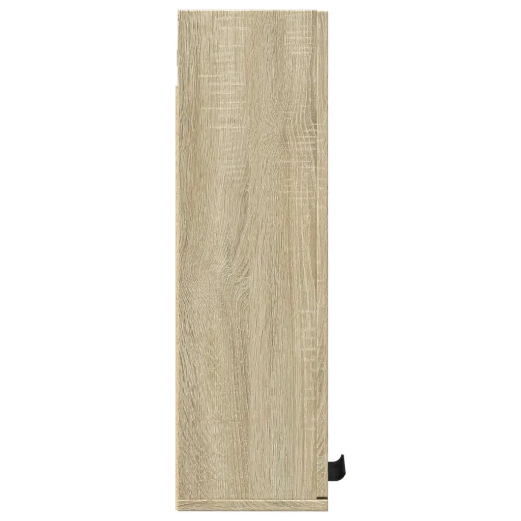 vidaXL Mobile da Bagno a Parete Rovere Sonoma 32x20x67 cm