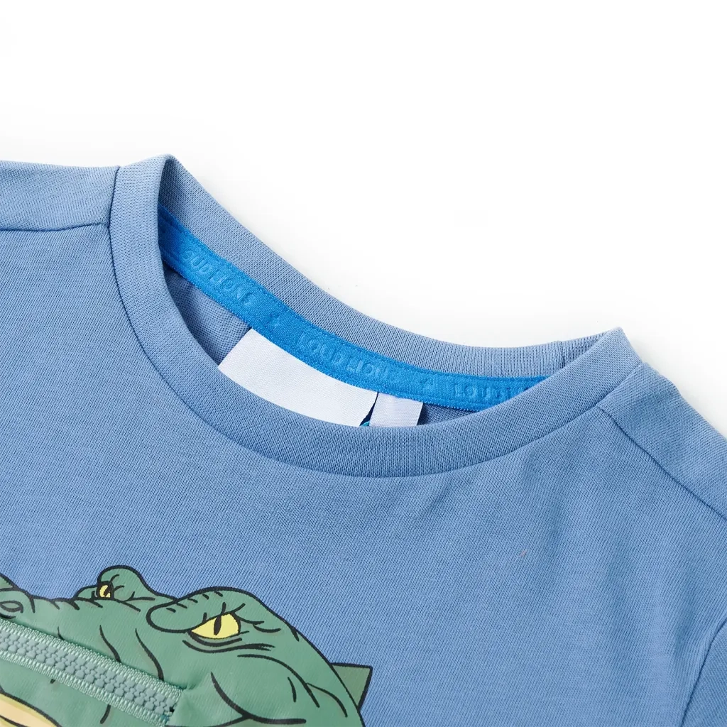 Maglietta da Bambino Blu Medio 128cod mxl 134820