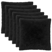 Federa 6 pcs HEERLEN Nero 80 x 80 cm Fleece PV 913726