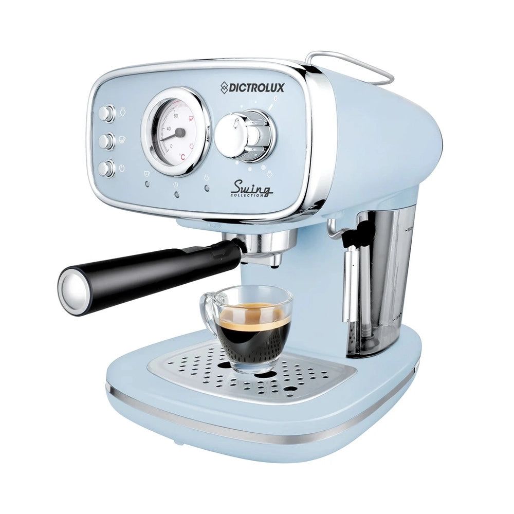 Trade Shop - Macchina Da Caffè Espresso 1100w Funzione Cappuccino Compatibile Con Caffè Macinato Cialde -