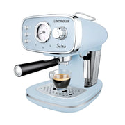 Trade Shop - Macchina Da Caffè Espresso 1100w Funzione Cappuccino Compatibile Con Caffè Macinato Cialde -