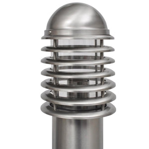 Paletto da giardino per esterno in acciaio inox 60 watt luminoso decoro 2402053