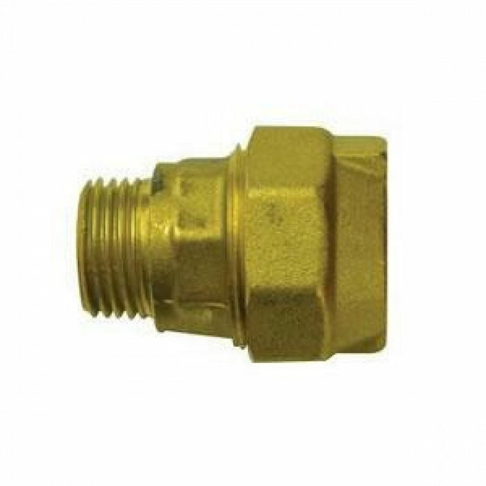 Dritto maschio ottone per poliet ilene d.25x3/4 b08x9wfc2t