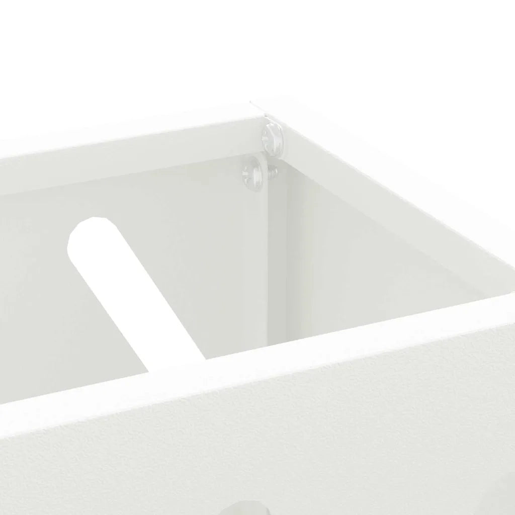Supporto per Ombrellone Bianco 28 x 12 x 41 cm Acciaio CFW2410867