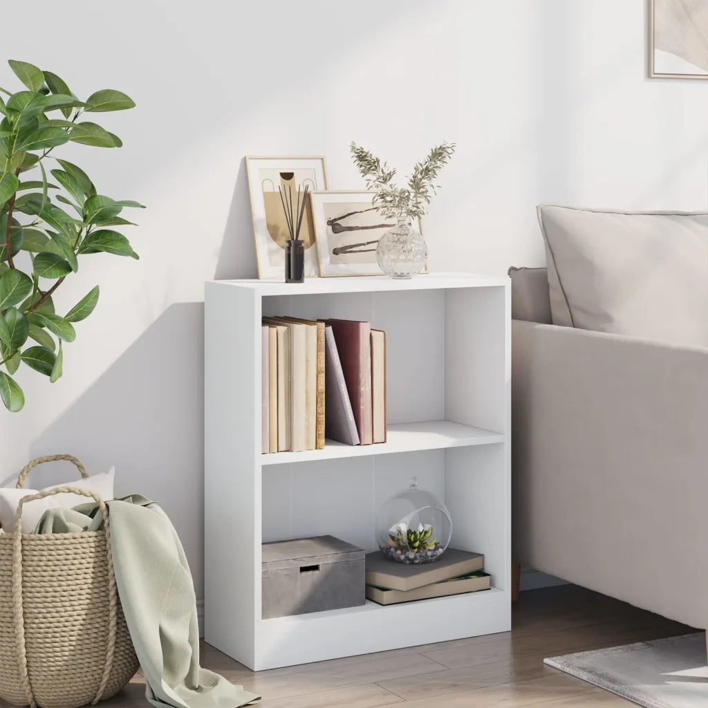 Libreria Bianca 60x24x74,5 cm in Legno Multistrato cod mxl 14461