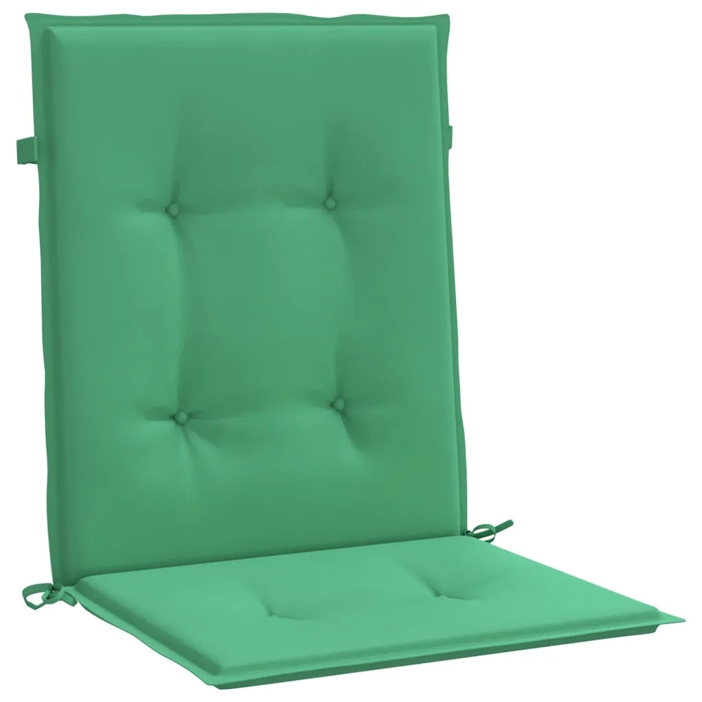 Cuscini per Sedia 6 pz | Cuscini per sedie Verdi 100x50x3 cm in Tessuto Oxford
