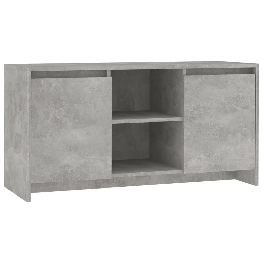 Mobile Porta TV-Mobile per TV-Credenza TV Grigio Cemento 102x37,5x52,5 cm in Truciolato