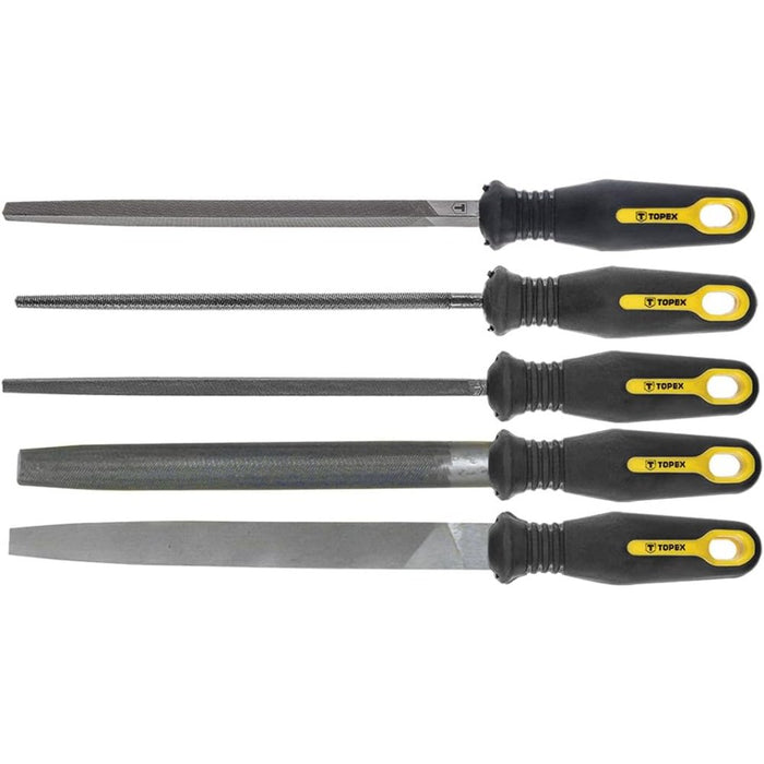 Topex 06a250 lime per metallo, 2 200 mm, 5 pezzi assortiti