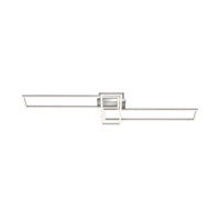 Applique Moderna Frame Metallo Cromo Led Integrato 51W Da 2700 A 5000K