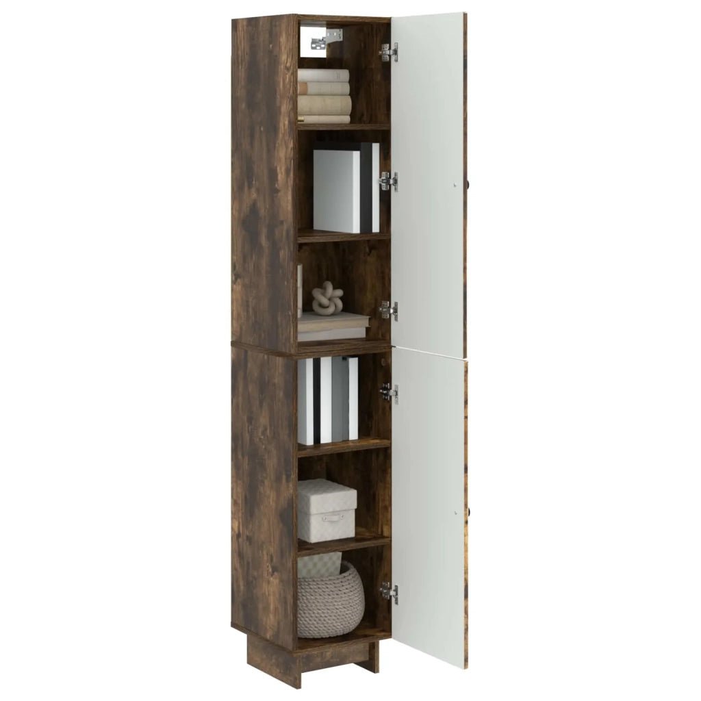 Set di armadi 2 pcs Rovere Fumo 34,5 x 33 x 90 cm