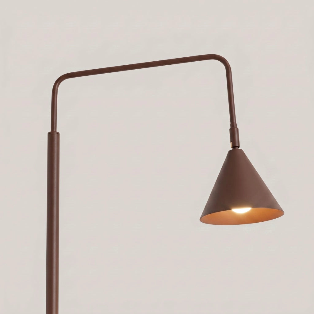 Lampada da terra NOX marrone
