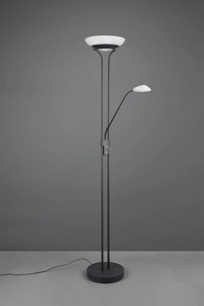 Lampada da terra LED ORSON nera dimmerabile 31,5W 3000K
