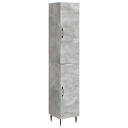 Set di armadi 2 pcs Grigio Cemento 33 x 34,5 x 89,5 cm
