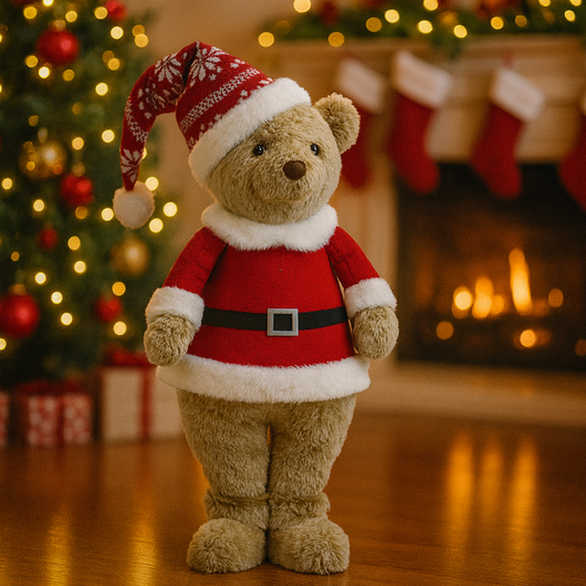 ORSO NATALIZIO H50 DUE MODELLI ASSORTITI