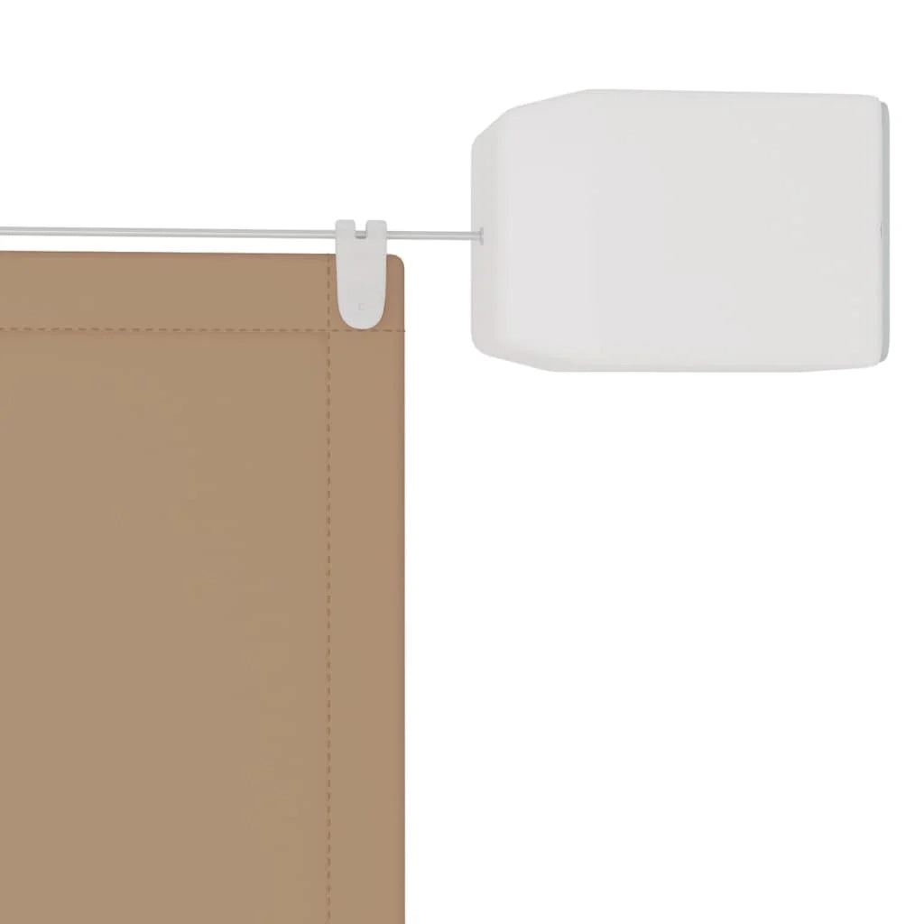 Tenda da sole verticale 140 x 800 cm tessuto oxford tortora 02_0007630
