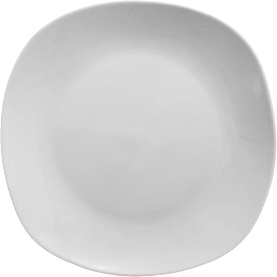 Piatti da colazione in porcellana per 6 persone, 20,5 cm - Bianco