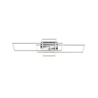 Applique Moderna Frame Metallo Cromo Led Integrato 51W