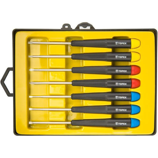 Topex 39d552 grivaviti di precis isione, 7 pezzi assortiti ds