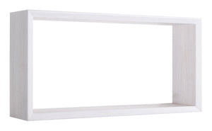 Mensola Cubo da Parete 70x35x15,5 cm in Fibra di Legno Artù Rovere Imperiale