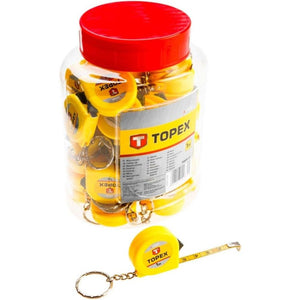 Topex 27c001 mini flessometro 1m 1m, in vaso da 40 pezzi ds