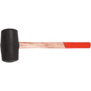 Topex 02a325 mazzuola in gomma 4 400 g, 65 mm, manico in legn ds