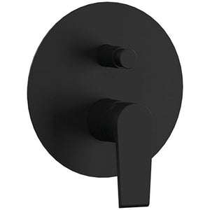 Miscelatore incasso doccia con deviatore Rubinetterie Mariani linea Artic Nero opaco