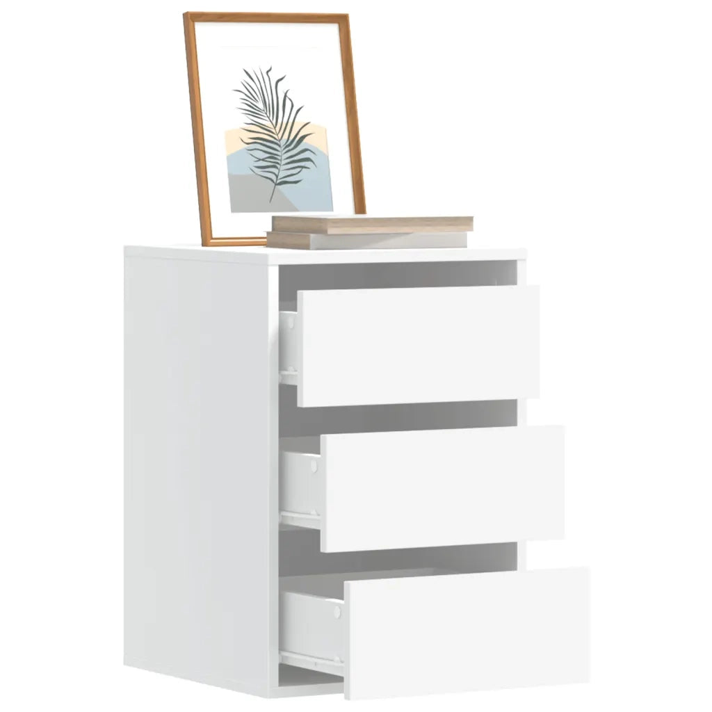 Cassettiera Bianca 40x41x58 cm in Legno Multistrato 852834