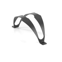 Andrys Rastrelliera Bici 1 Posto con Fori Fissaggio a Terra - Ruote 6cm Nero