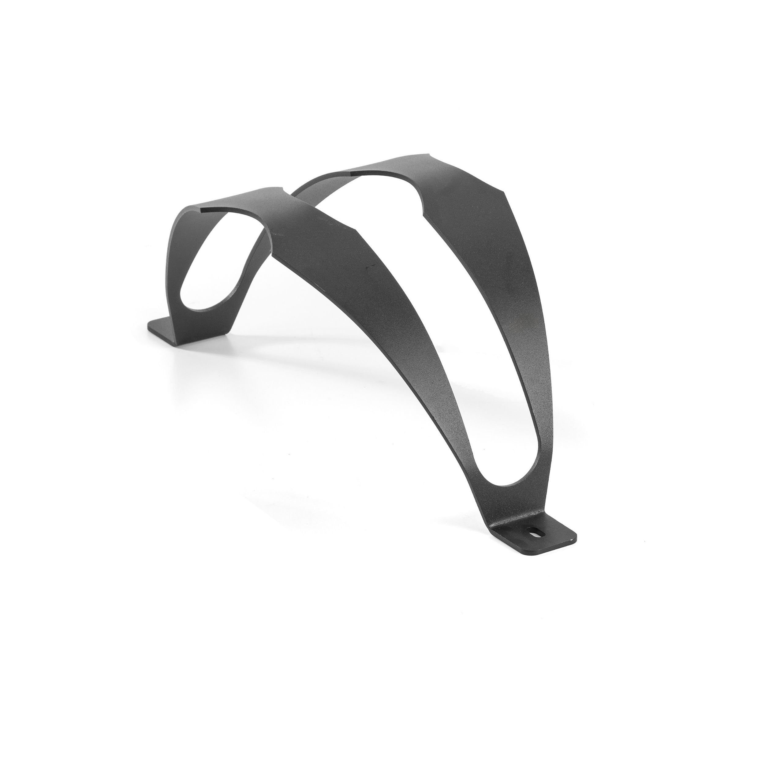 Andrys Rastrelliera Bici 1 Posto con Fori Fissaggio a Terra - Ruote 6cm Nero