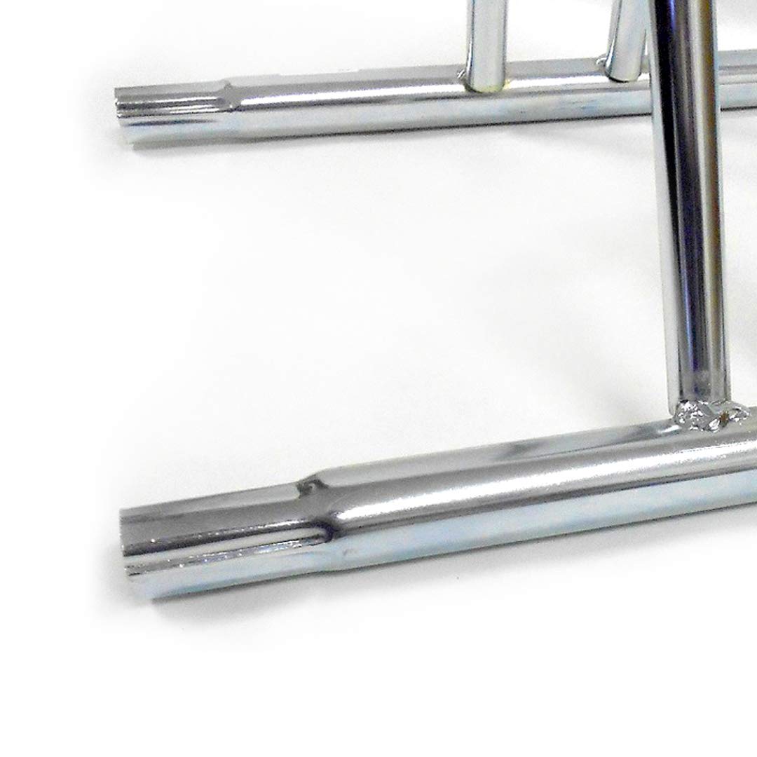 Andrys Rastrelliera Bici 1 Posto Alto Modulabile Acciaio Zincato Argento