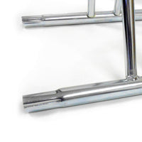 Andrys Rastrelliera Bici 1 Posto Alto Modulabile Acciaio Zincato Argento