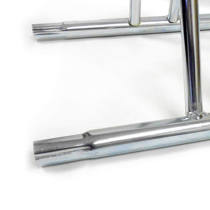 Andrys Rastrelliera Bici 1 Posto Alto Modulabile Acciaio Zincato Argento