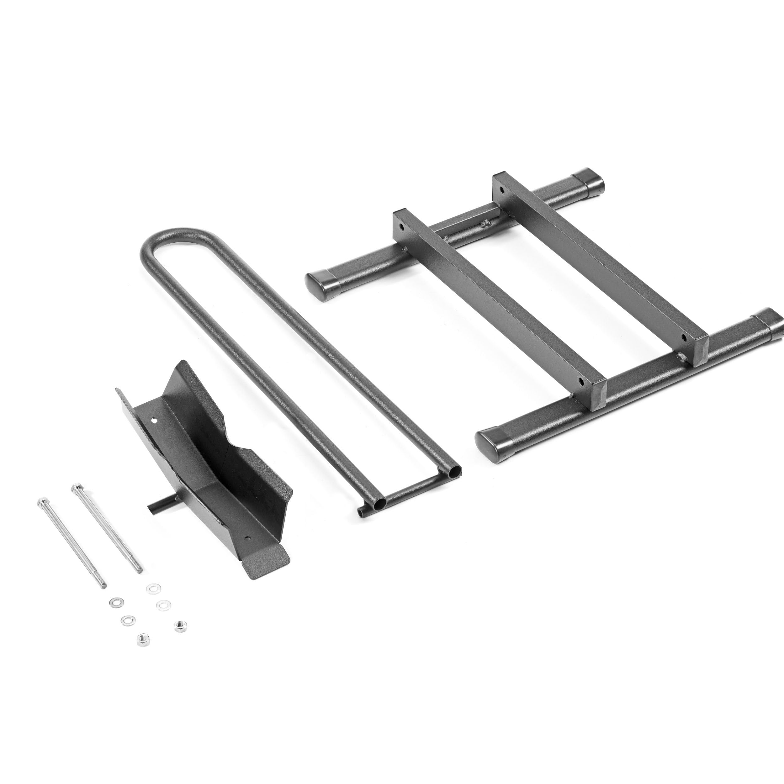 Andrys Rastrelliera Bici 1 Posto con Tappi Ruote 7,5cm 40x43x60 Nero